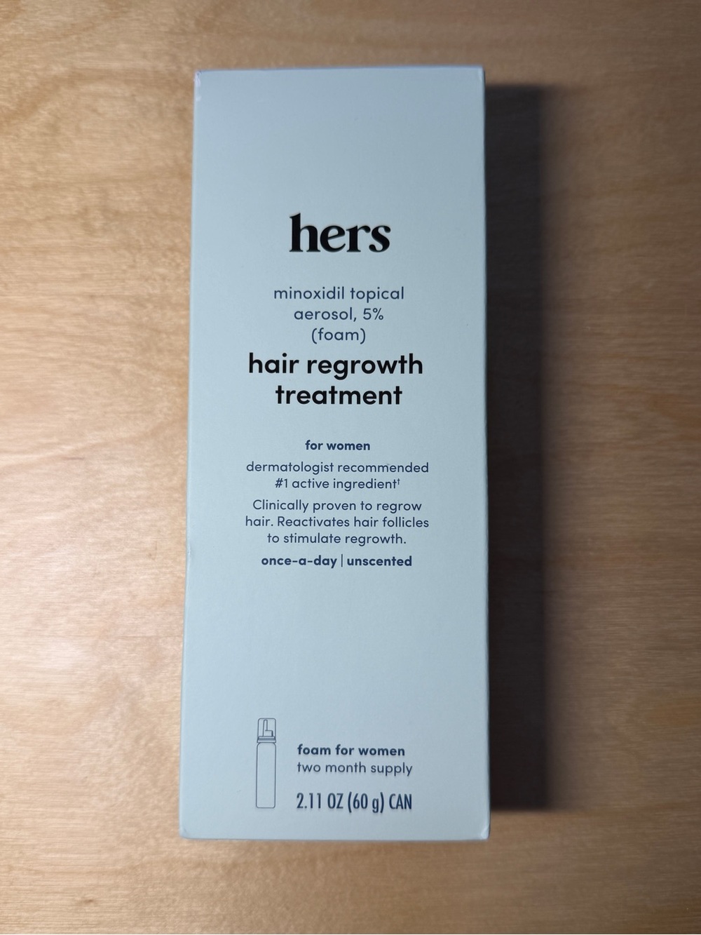 Hers Hair Regrowth Treatment Foam for Women —NEW!